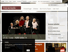 Tablet Screenshot of bornholmsteater.dk